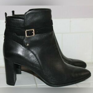 Essex Lane Sleek Black Ankle Boots